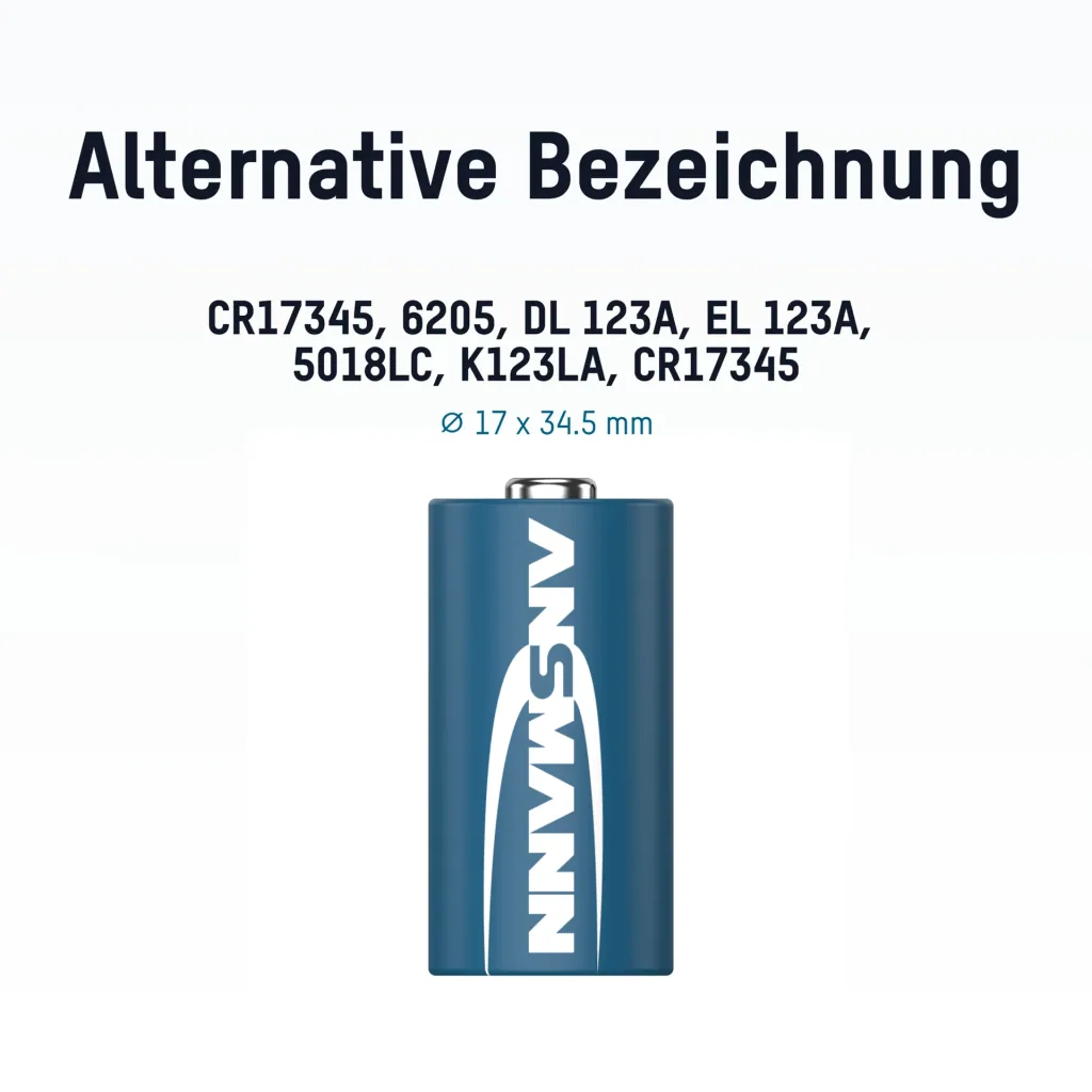 Lithiumbatterij CR123A / CR17335