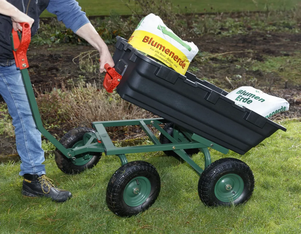 Tuintransportwagen GMGW550, draagvermogen 550 kg, kiepbaar