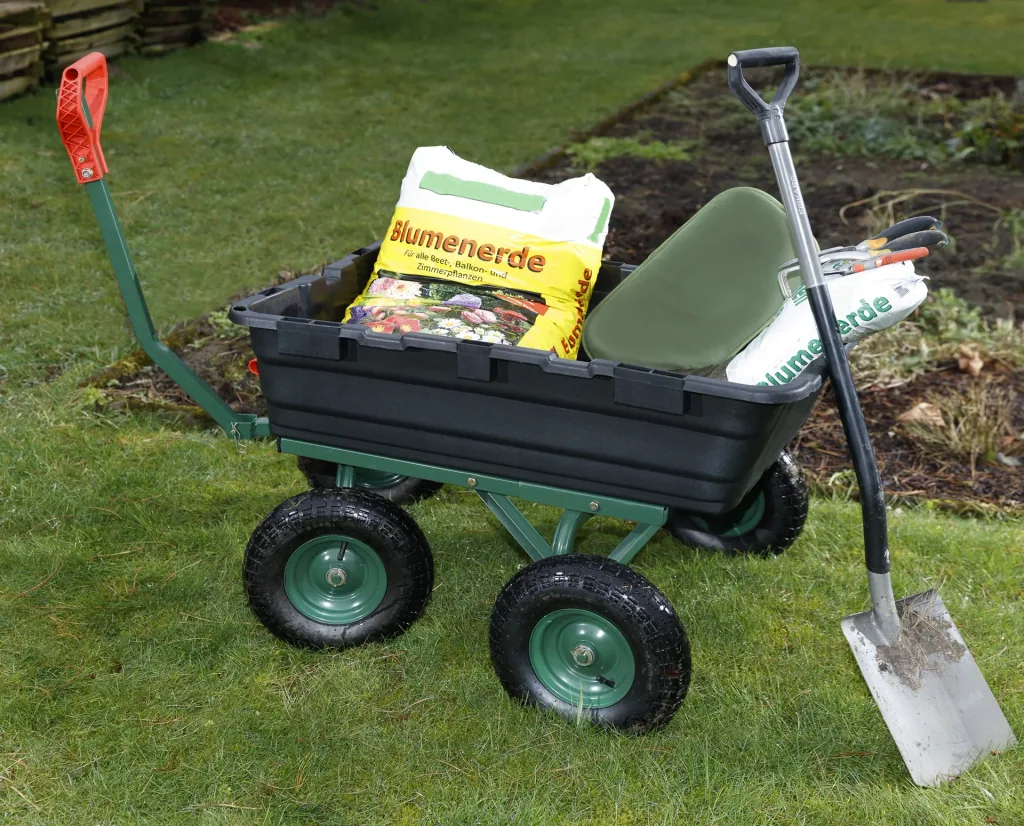 Tuintransportwagen GMGW550, draagvermogen 550 kg, kiepbaar