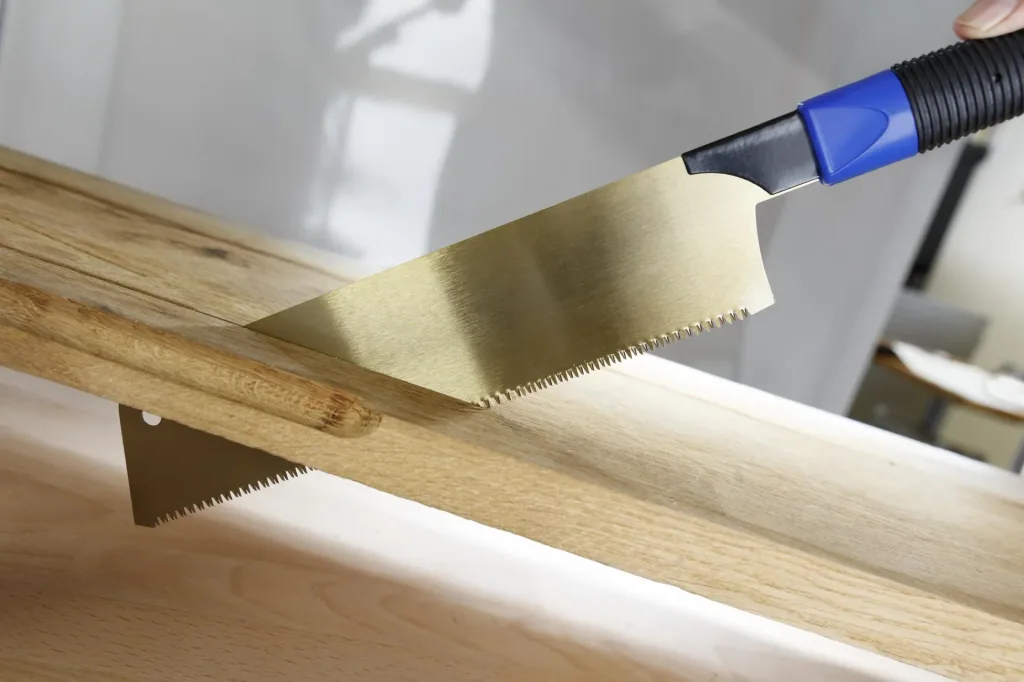 Fine-cutting saw set, 3 pieces, titanium-coated