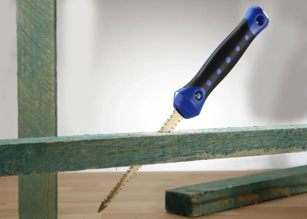 Fine-cutting saw set, 3 pieces, titanium-coated