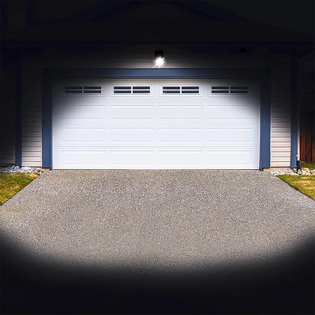 Solar outdoor light with motion detector and twilight sensor