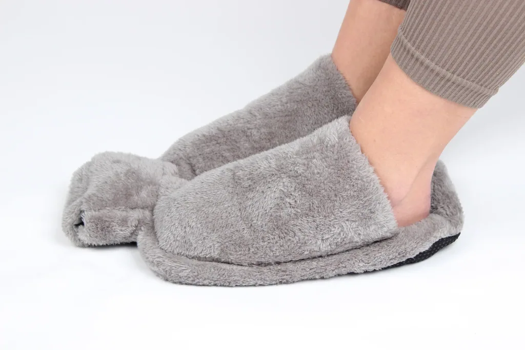 Voetverwarmer incl. warmwaterkruik, grijs