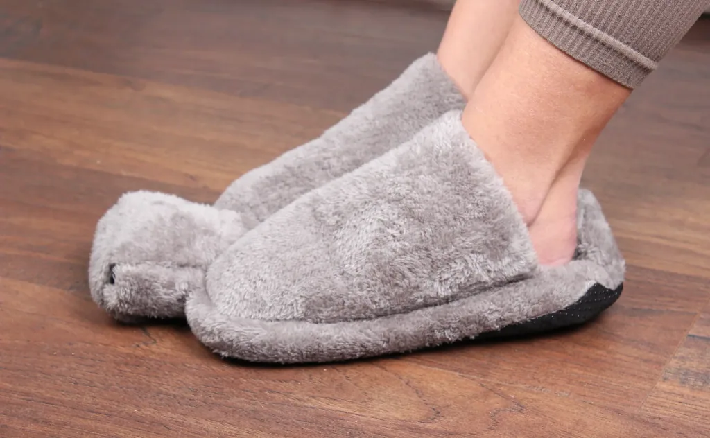 Voetverwarmer incl. warmwaterkruik, grijs