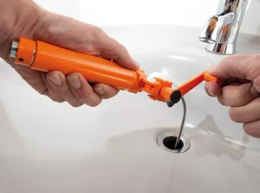 Leidingreinigingsspiraal met kruk