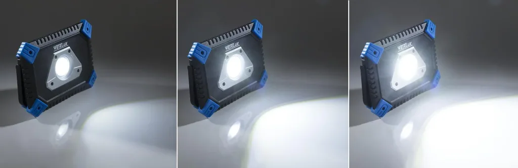 LED accu schijnwerper 20 W COB met powerbank