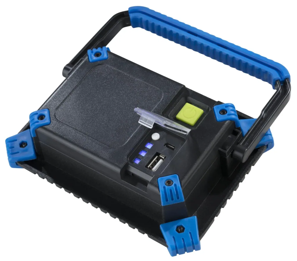 LED accu schijnwerper 20 W COB met powerbank