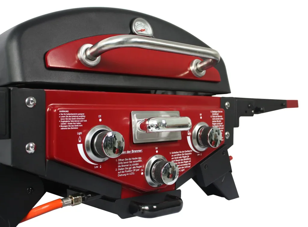 Tafelgasgrill "Medison" rood