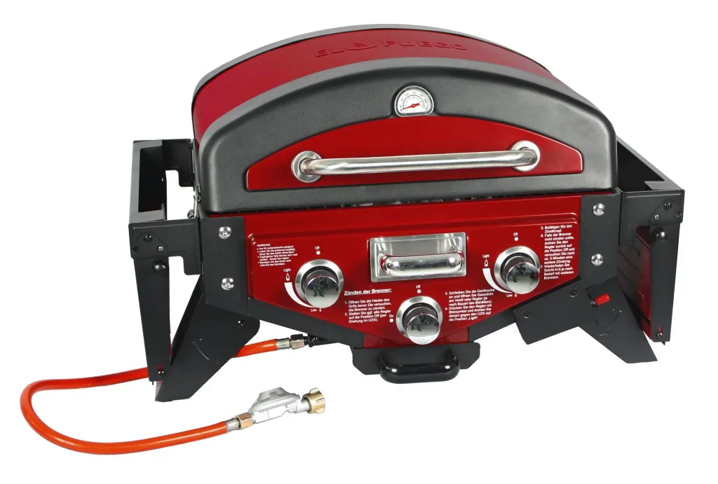 Tafelgasgrill "Medison" rood