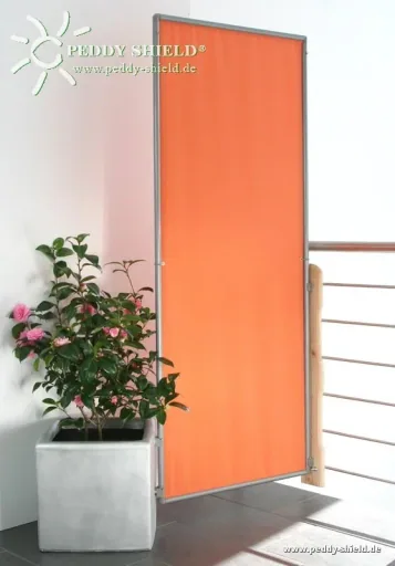 Privacy- en windscherm, terracotta, 210x170 cm