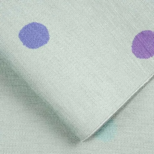 Livone kindertapijt wasbaar mint stippen kleurrijk, Tapijtmaat: 140 x 190 cm