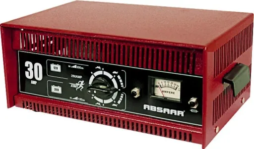 "Absaar battery charger 30 AMP."