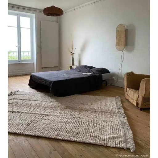 Lorena Canals wasbaar omkeerbaar vloerkleed "Reversible Duetto" bruin, Maat: 140 x 200 cm