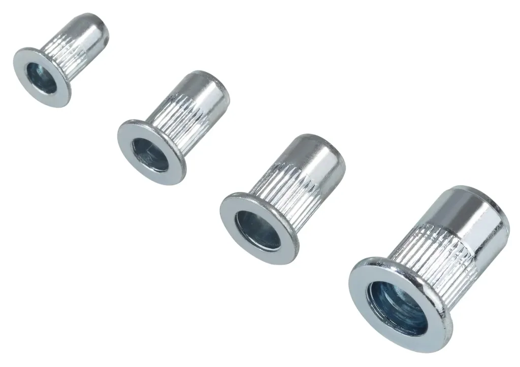 Set blindklinkmoeren 100 stuks - M3, M4, M5, M6 25 stuks per maat