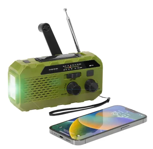 Crank radio multifunction