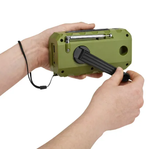 Crank radio multifunction