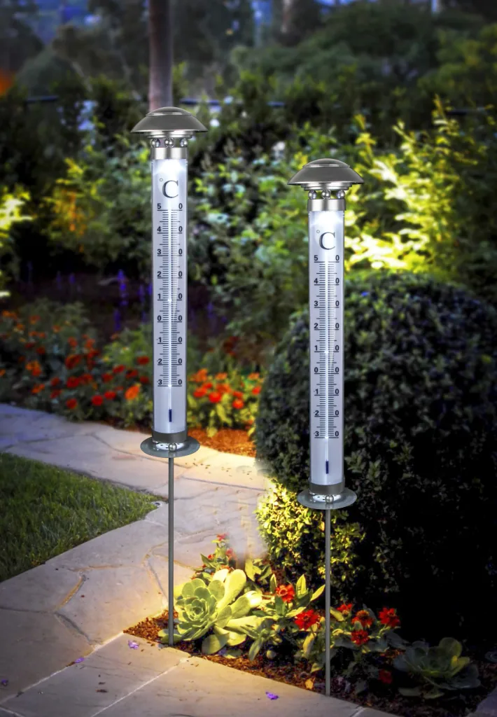 LED tuinthermometer XXL