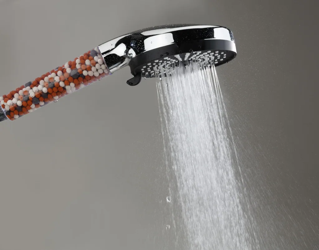5 functions filter beads shower head