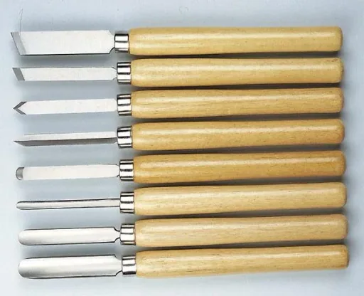 Set draaibankbeitels, 8 stuks
