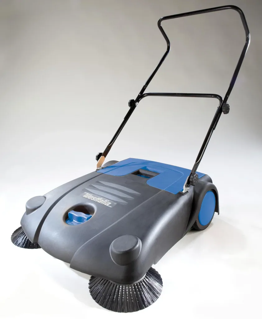 Veegmachine, 70 cm werkbreedte, 14 liter vuilcontainer