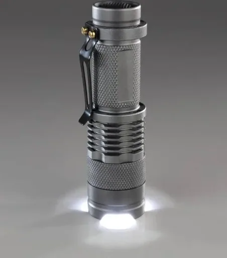 3 Watt LED zaklamp Titan, 80 lumen, IPX4, focusbaar