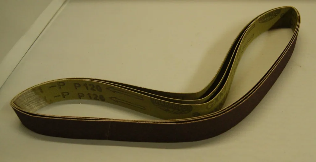 Sanding belts K80/ 25 x 760 mm/ 3 pieces