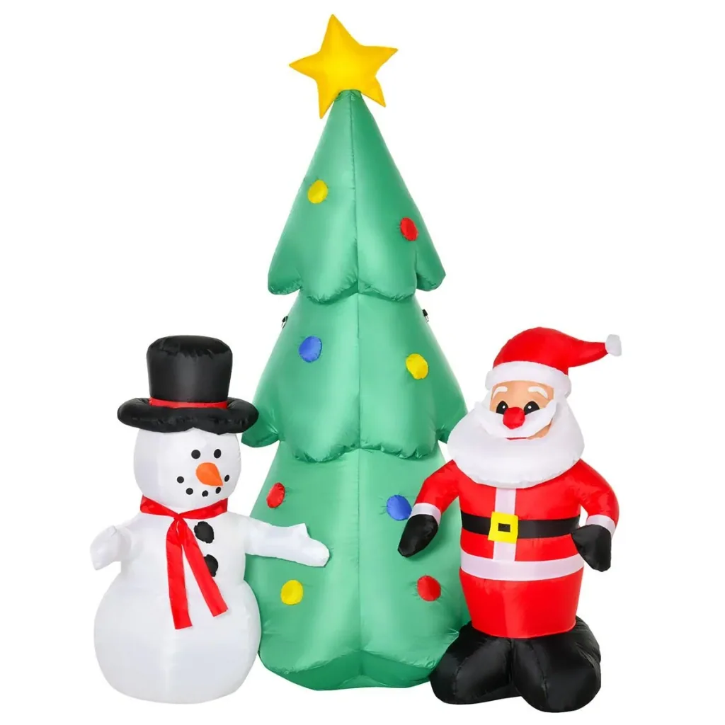 Inflatable Christmas tree 105 cm x 145 cm x 185 cm | Aosom.de