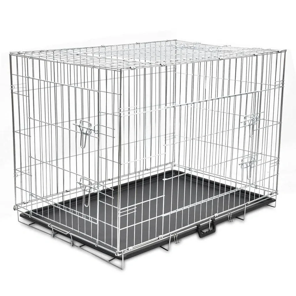 Foldable XL metal dog house