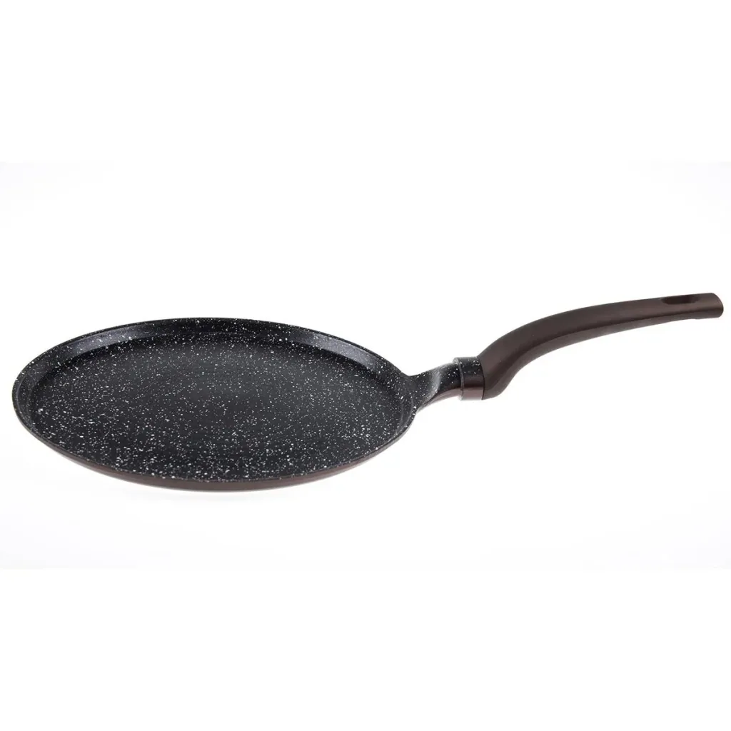 Pancake pan - non-stick coating - 24 cm - Burgundy