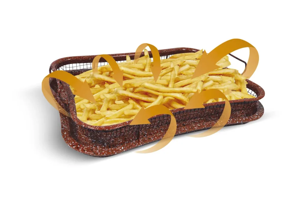 Backofen-Grillkorb "Super Crisper", 3-fach antihaftbeschichte