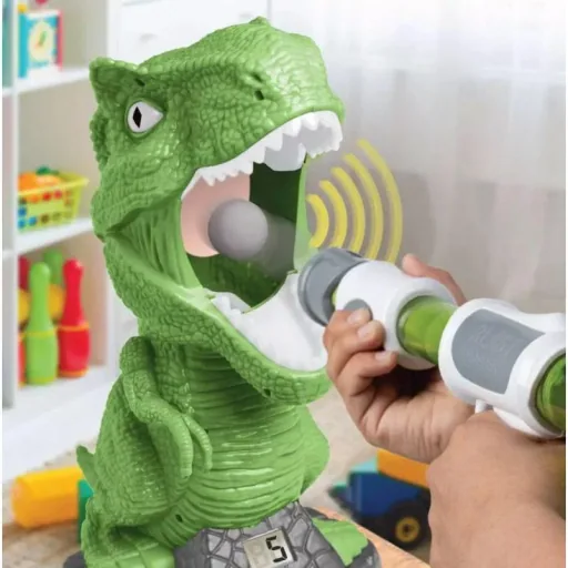 Discovery Kids T-Rex Shooting Game - Feed the T-Rex - Green / White