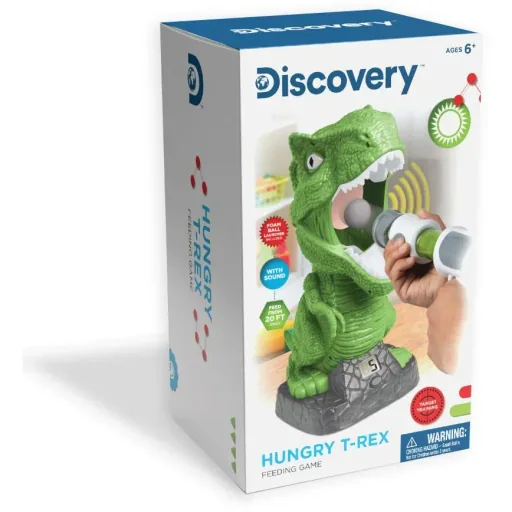 Discovery Kids T-Rex Shooting Game - Feed the T-Rex - Green / White