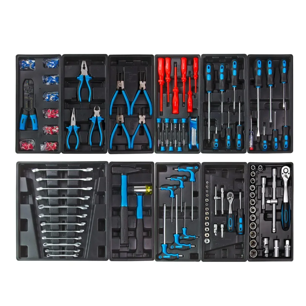Workshop trolley "Lightning" including 250-piece tool set