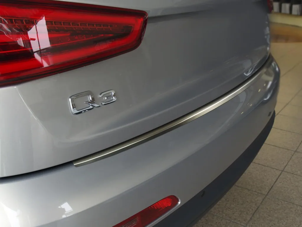 Loading sill protection Audi Q3 / stainless steel, built 2011-2015, 2015-6/2018