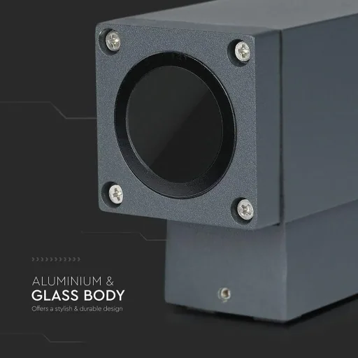 VT-841 Outdoor Wall Light - GU10 - Grey - IP44