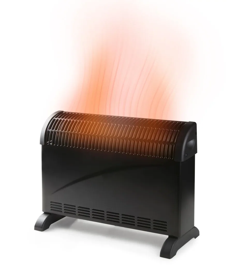 Convection heater Turbo black