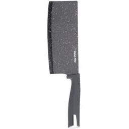 Kitchen knife set - with standard - 8-piece - gray