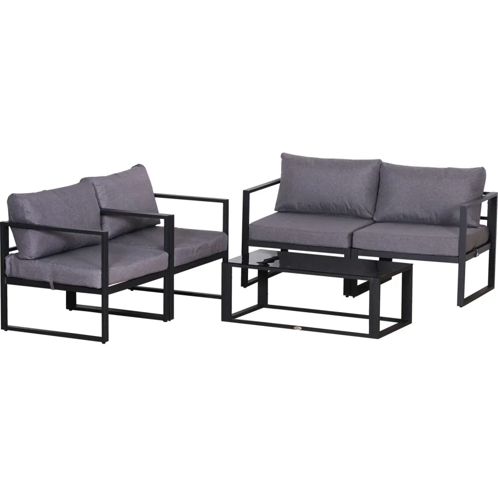 4-piece garden furniture set