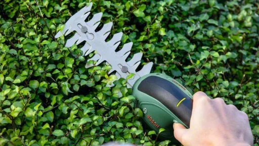EasyShear cordless shrub and grass shears set