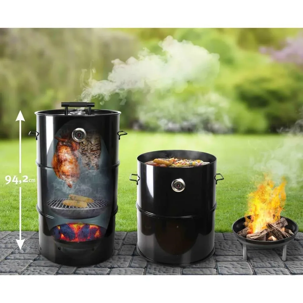 Esschert Design BBQ-Smoker in Fassform L FF429