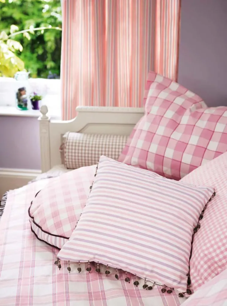 Little Sanderson Abracazoo streep stof Seaton blauw lichtblauw
