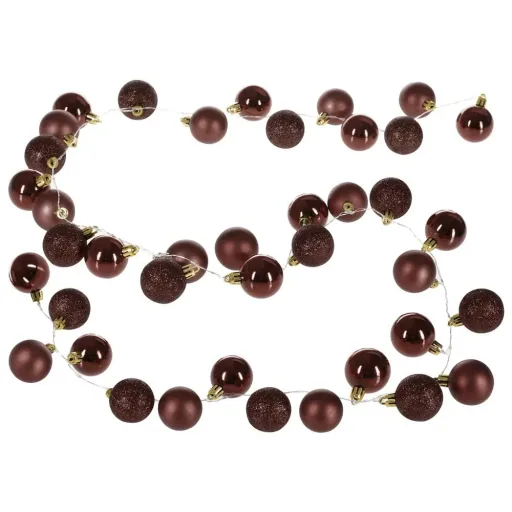 Christmas lights balls 40-LED - bronze - 2m