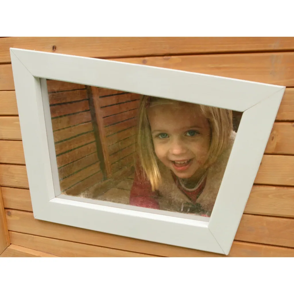 Emma Playhouse Brown/White - Blue Slide
