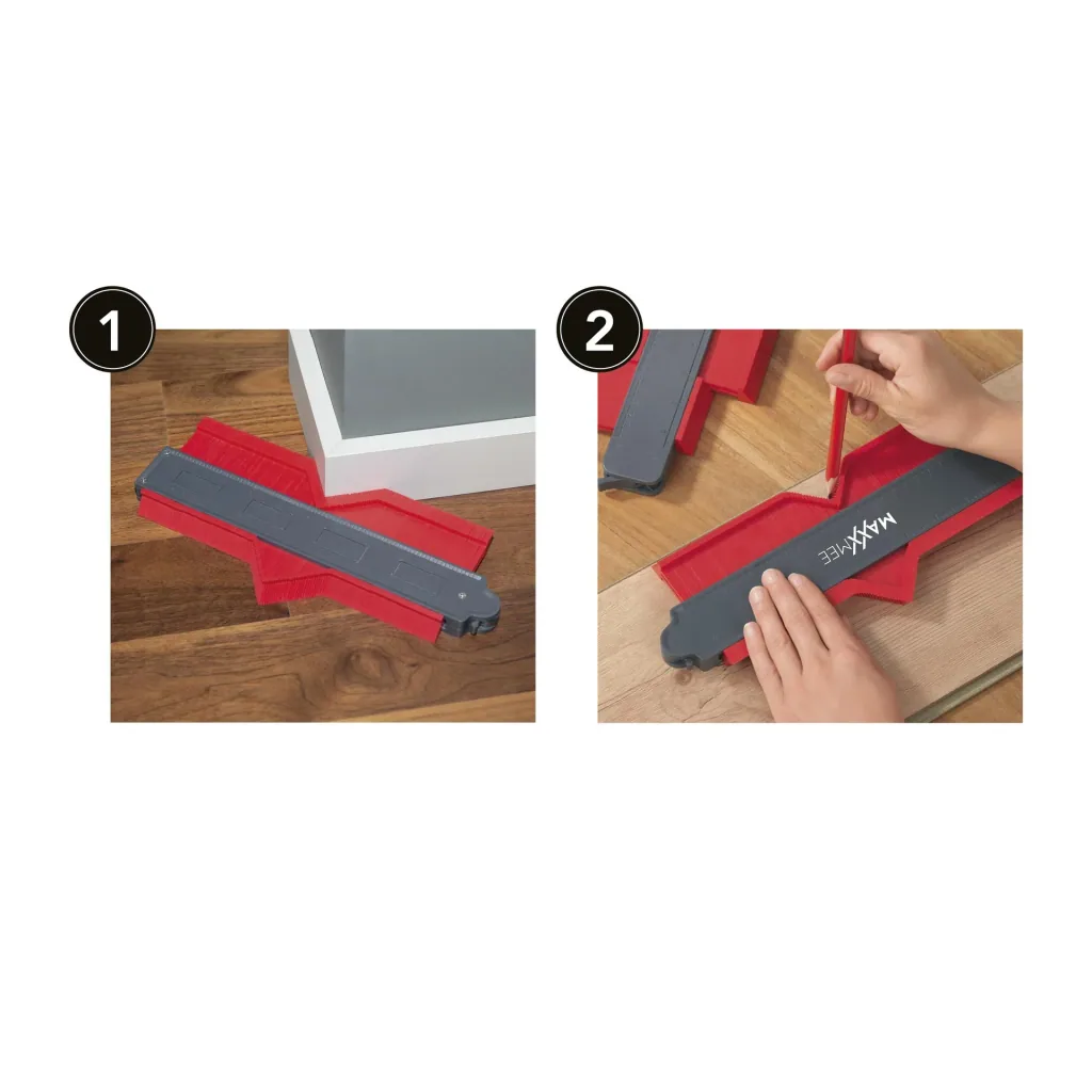 Contour gauge set, 2-piece