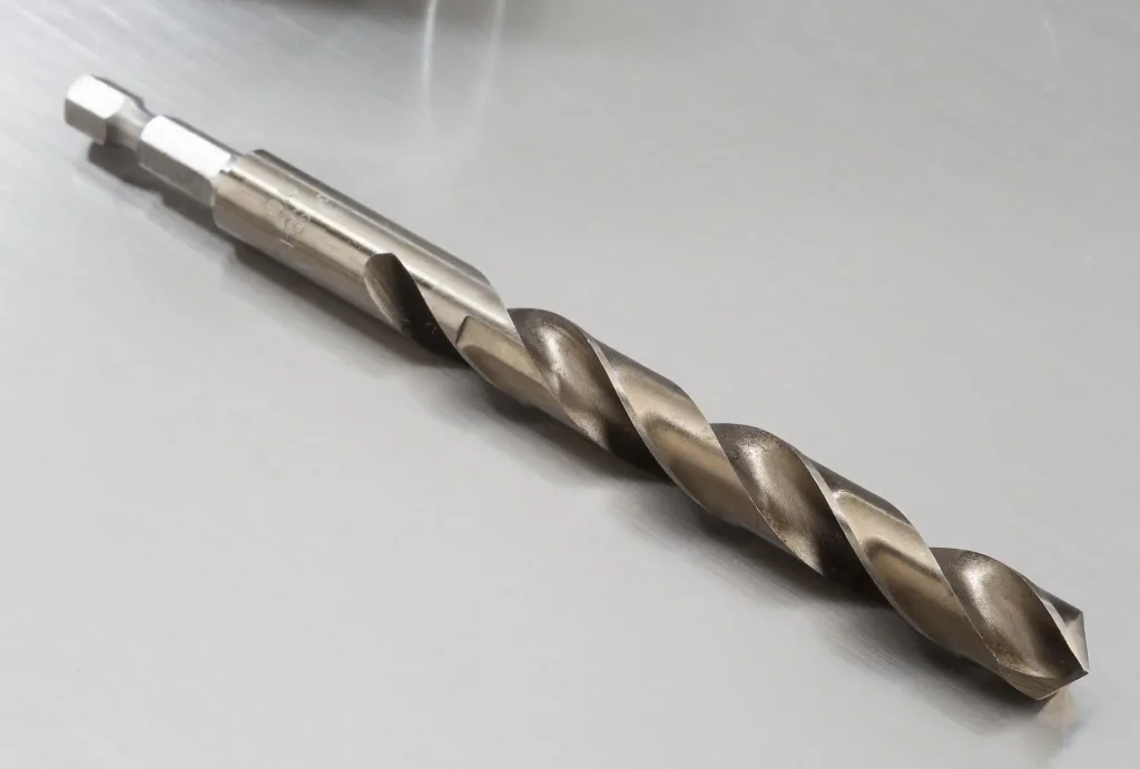 HSS Cobalt drill bits, 10-piece set with hexagon socket