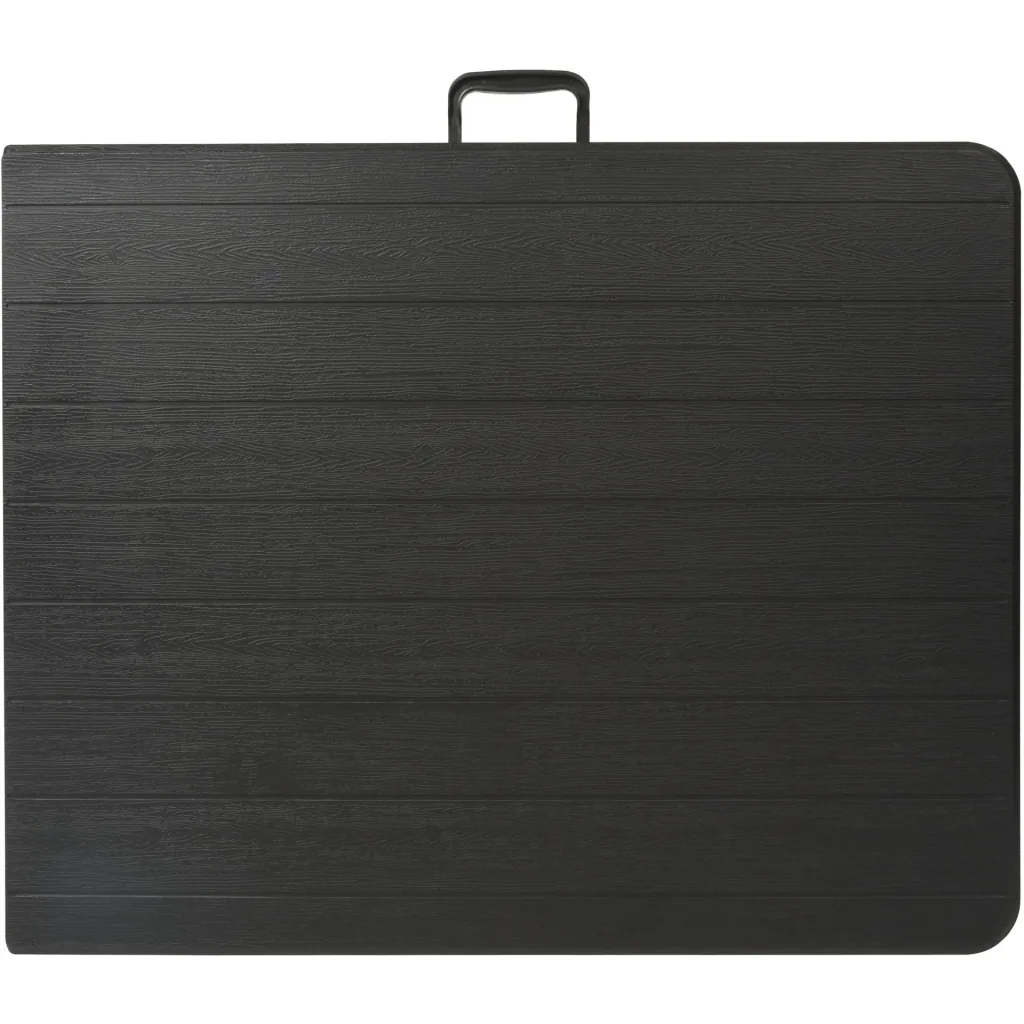 Folding table - in wood look - 180 x 75 x 74 cm