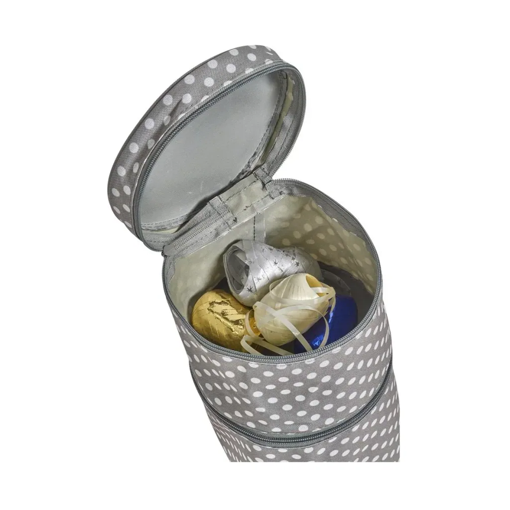 Gift wrap organizer, polyester