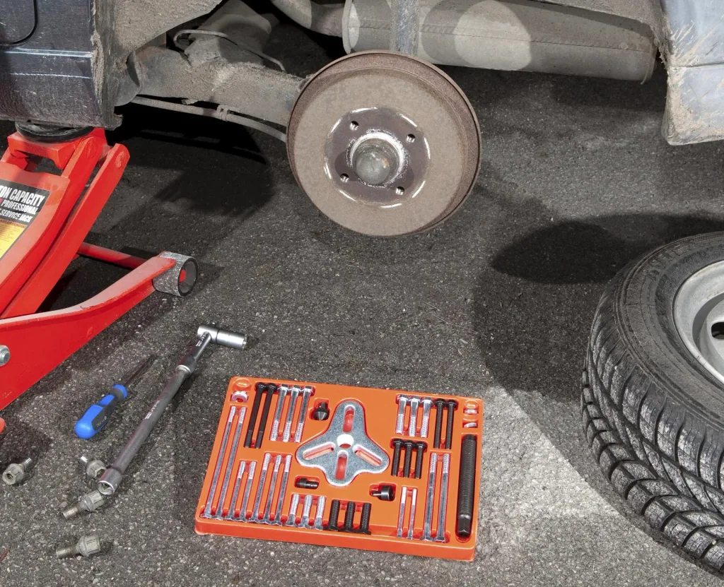 Universal puller set, 46 pieces
