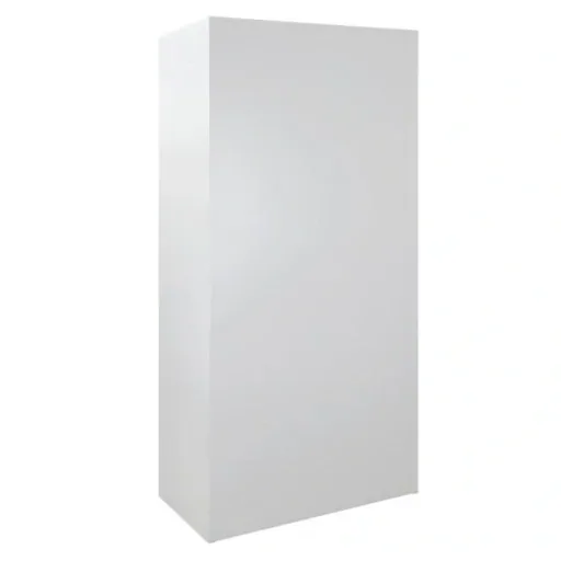 Double-door wardrobe RAL 7035/5012, 195x92x42cm