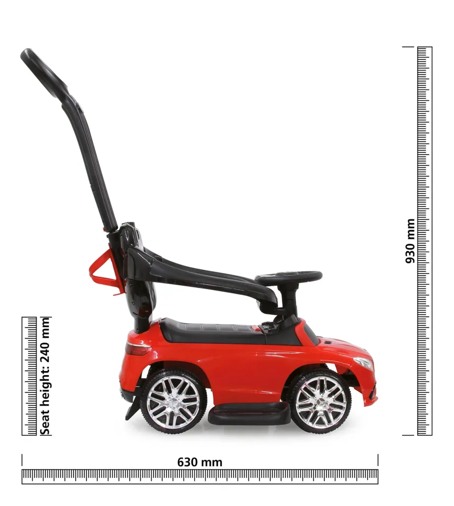 Ride-on Mercedes-Benz, GLE 63, 3 in 1, Red